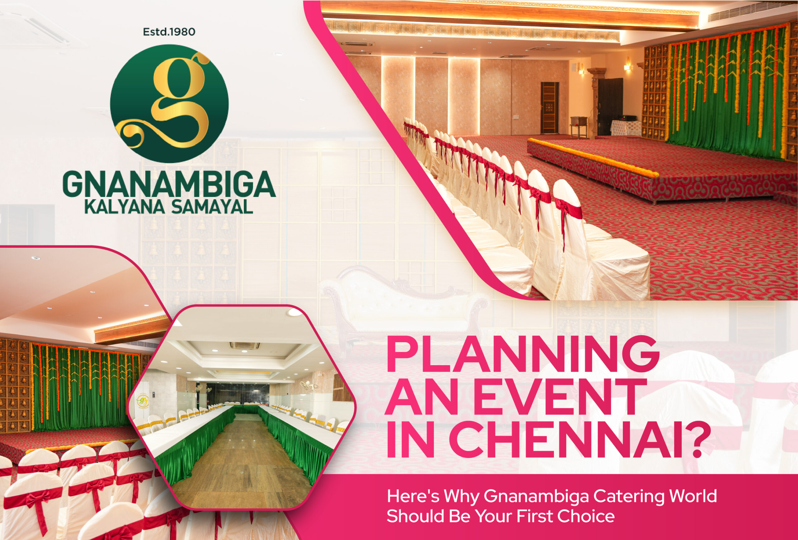 Top vegetarian caterers for weddings in Chennai | Gnanambiga Catering